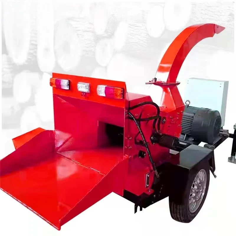 For 7.5 ton - 25 ton Horizontal And Vertical gasoline/petrol mobile wood chipper log splitter