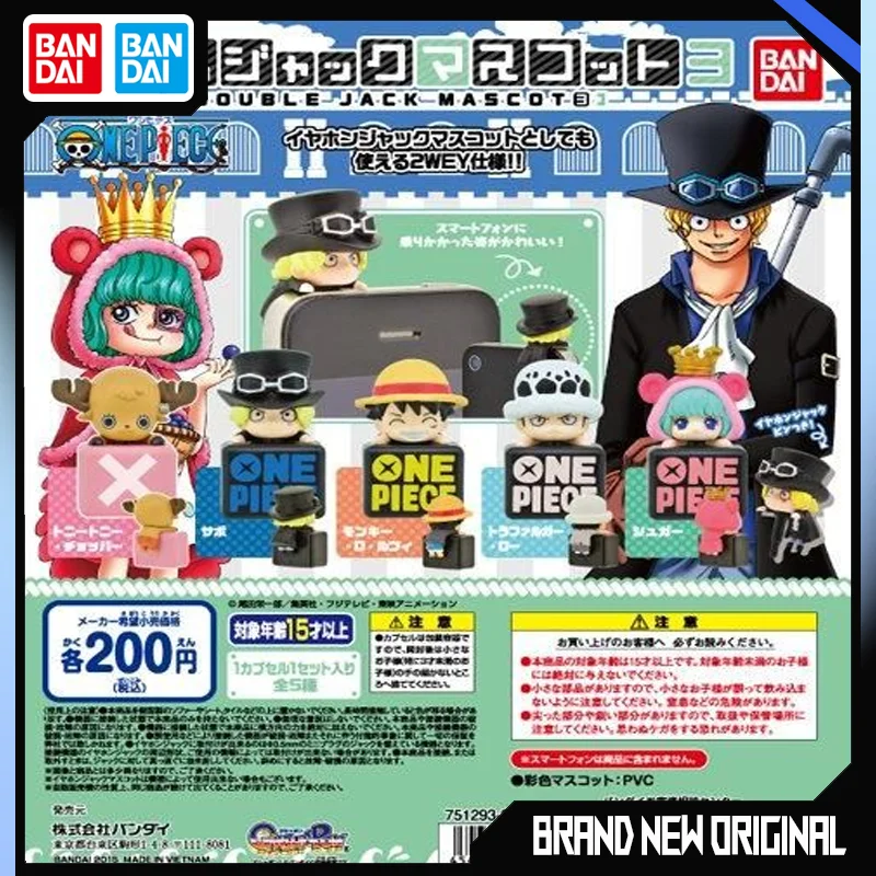

Bandai ONE PIECE Action Figures Model Plug Luffy Chopper Gashapon Collect Ornaments Official Genuine