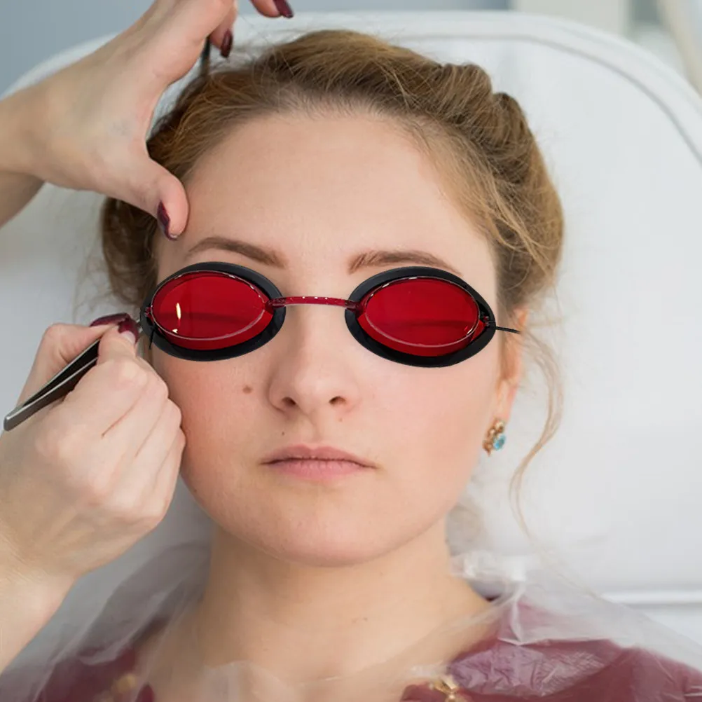 

Adjustable Ergonomic Laser Safety Goggles Protection for Tanning Bed Hair Removal Eyebrow Shaping Beauty Treatments