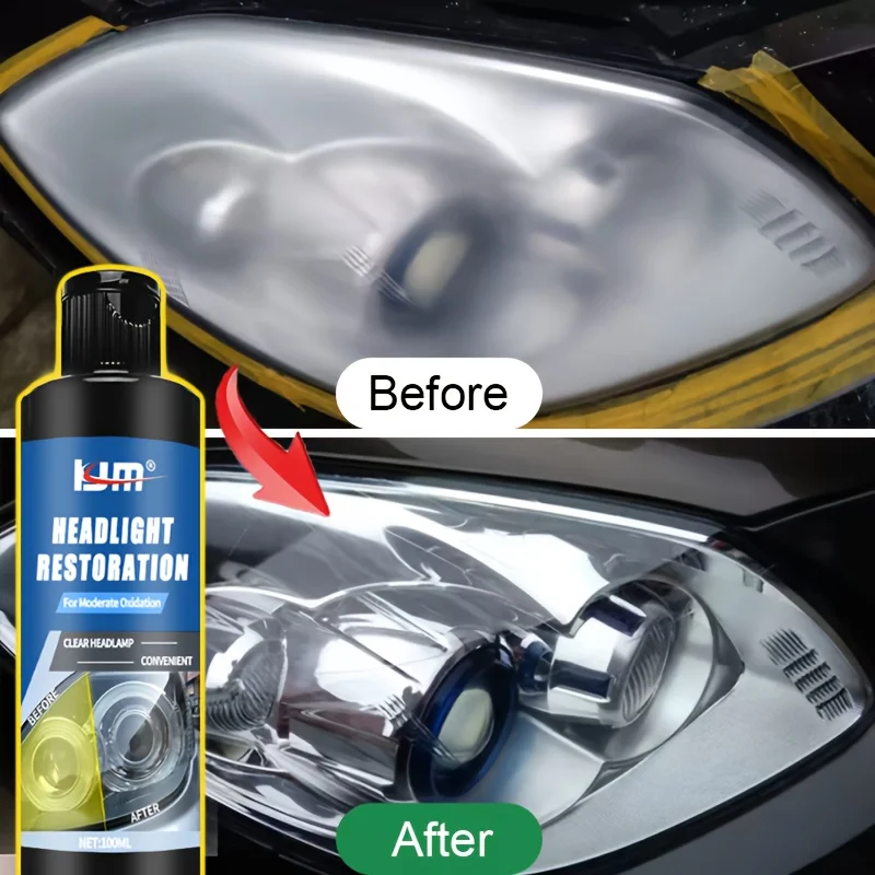 

Превосходный крем для восстановления автомобильных фар — эффективно восстанавливает желтые, окисленные и размытые автомобильные фары, долговечные