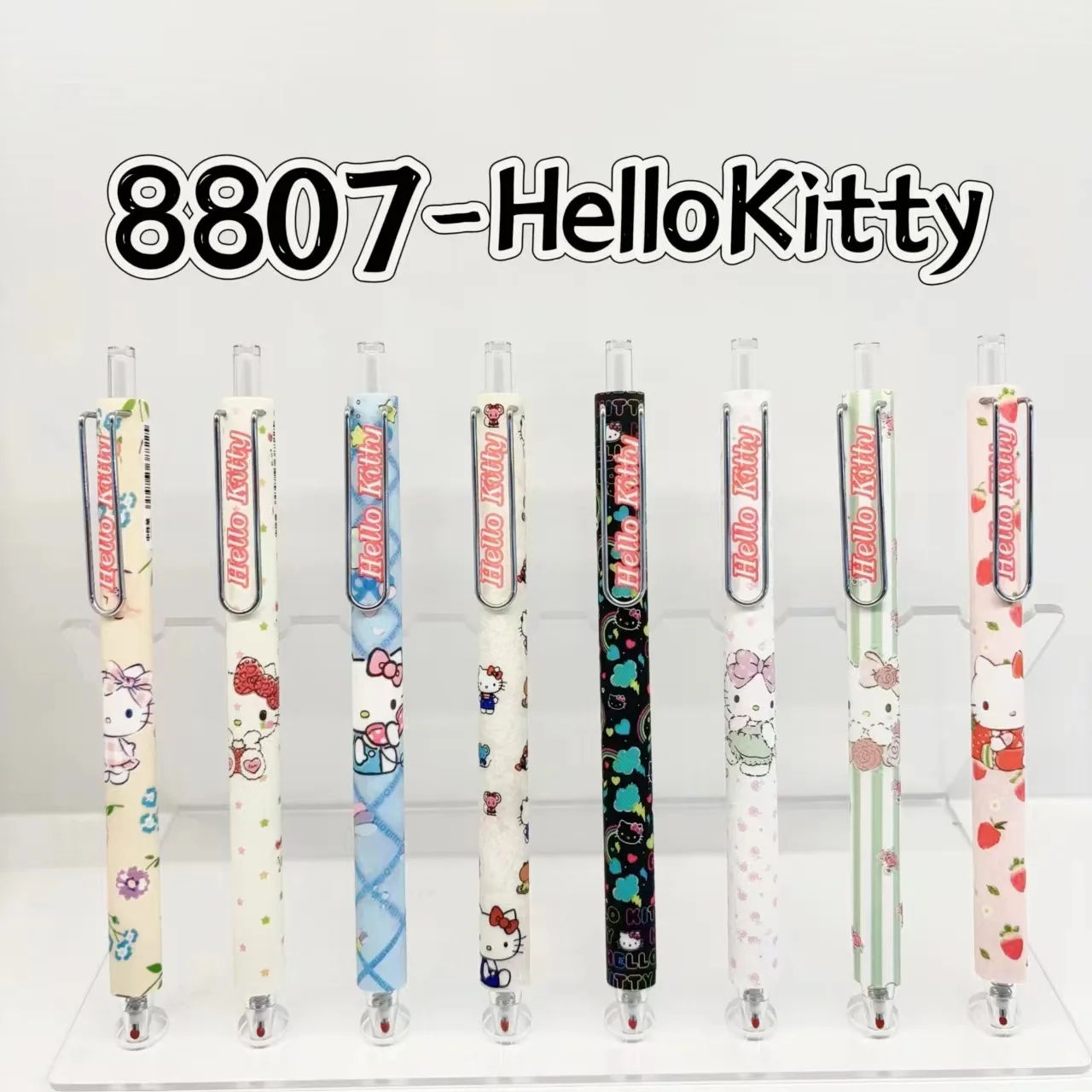 New Sanrio Hello Kitty Blind Box Gel Pens Cartoon Cute Blind Box Pen Smooth Writing Press Gel Pen Mystery Box Gift For Kids