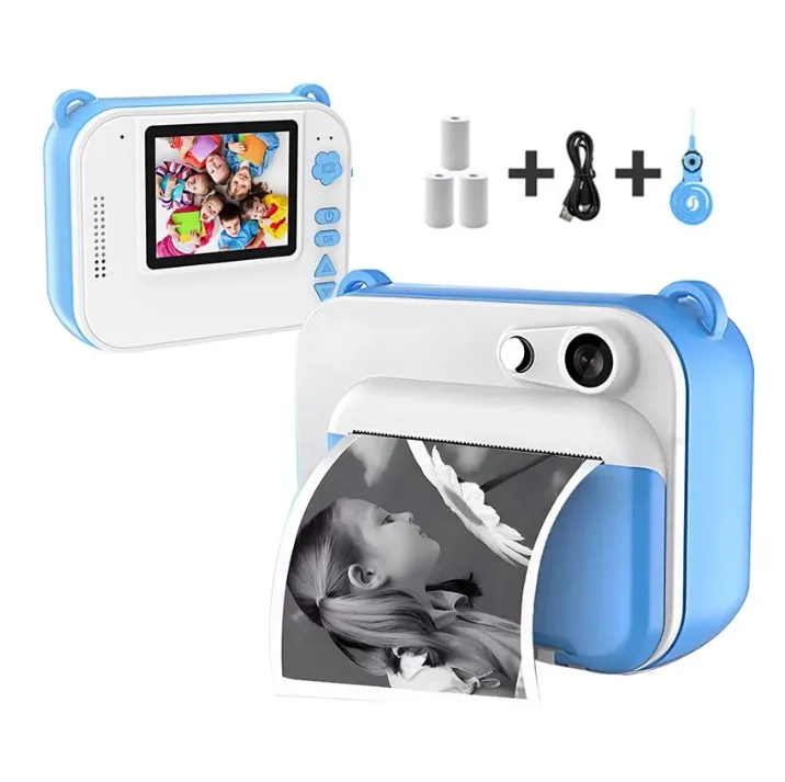 

Children's Instant Print Camera With Thermal Printer Kids Digital Photo Camera Child Video Boy Girl Birthday Gift