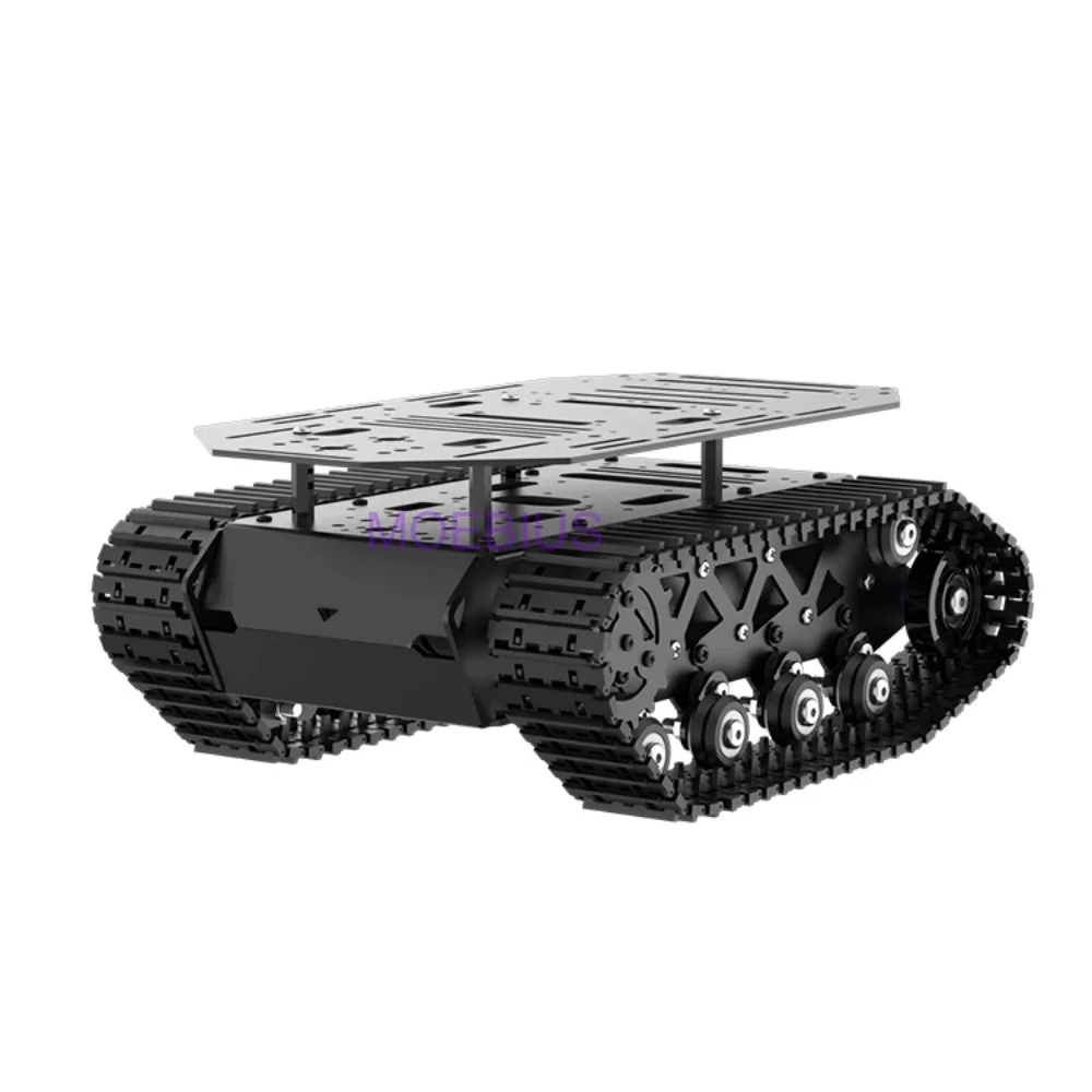 10KG ładunek metalowe podwozie zbiornika amortyzującego z zawieszeniem silnik kodujący robota inteligentny samochód dla Arduino