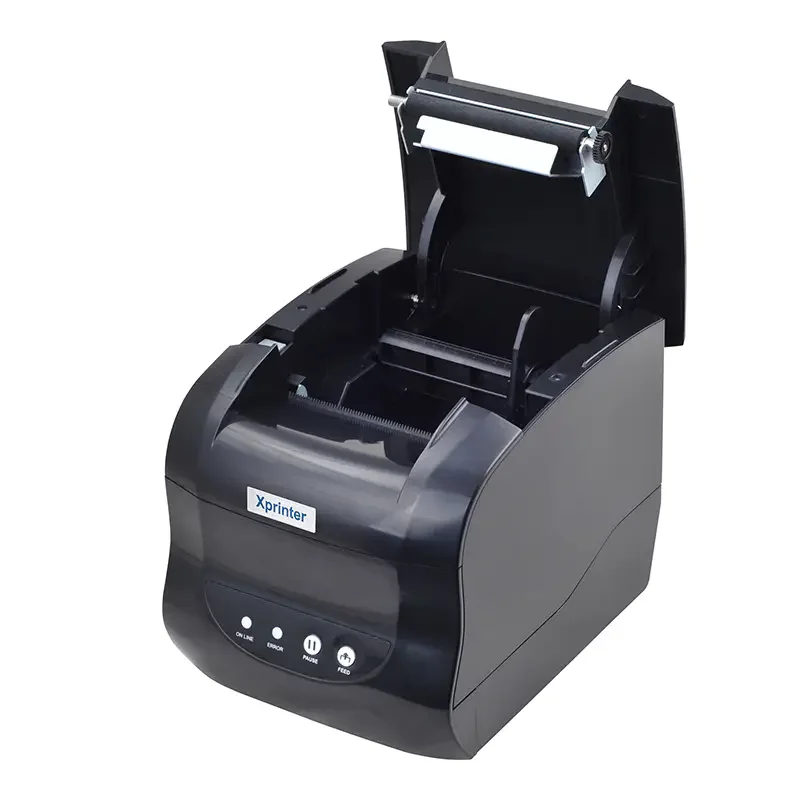 Xprinter XP-365B Desktop Receipt Thermal Barcode Sticker Price Label Printer 20-80mm with USB & BT Port Direct Thermal Printing