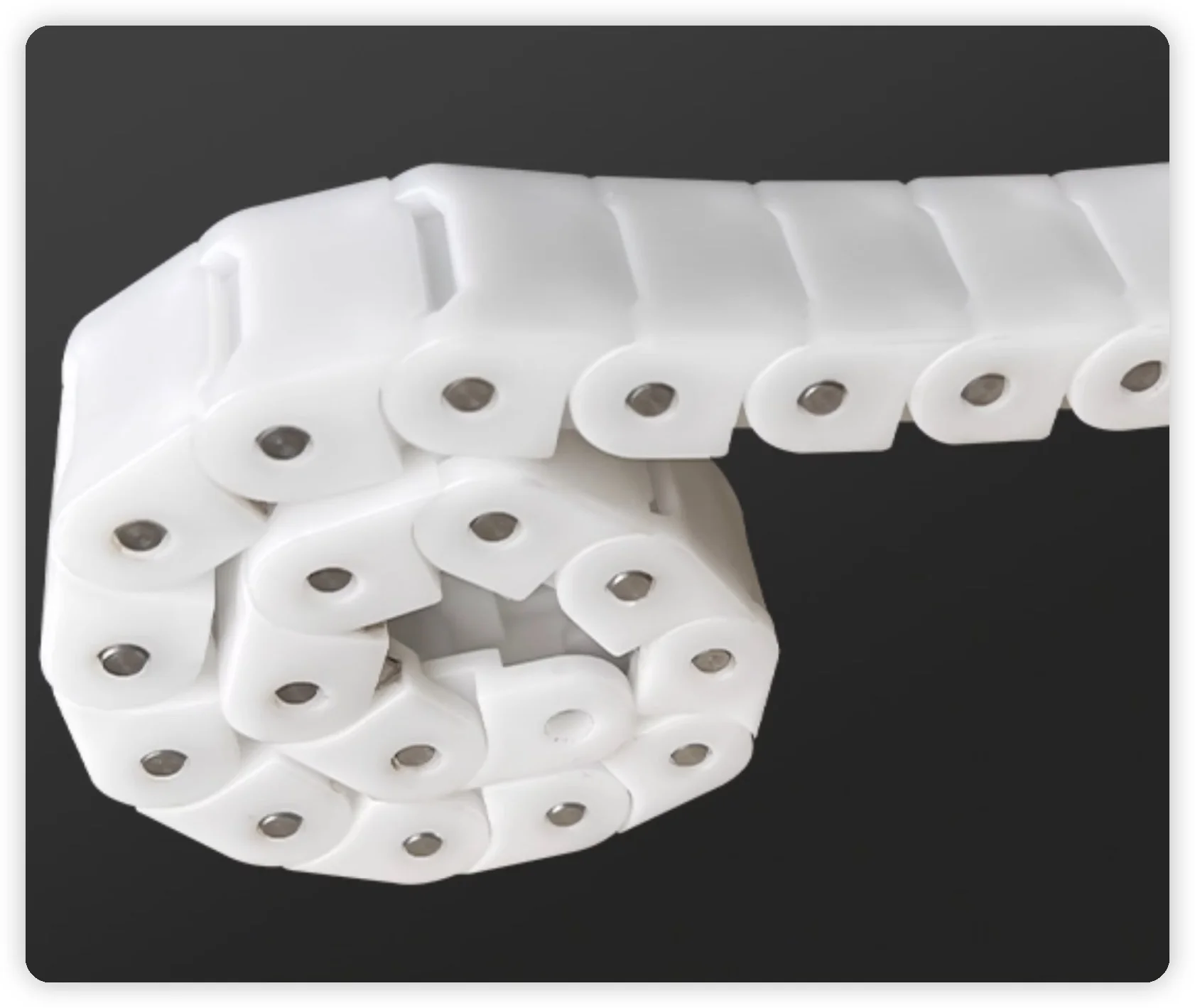 

1Meters Width:30MM mm Pitch:19.05mm Automated 60P Plastic Chain