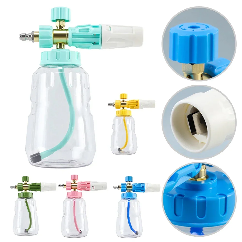 

Регулируемая пенопластовая лента для автомойки, распылитель пены для снега, емкость 1 л, вращение на 360 градусов, высокоинверсальная установка