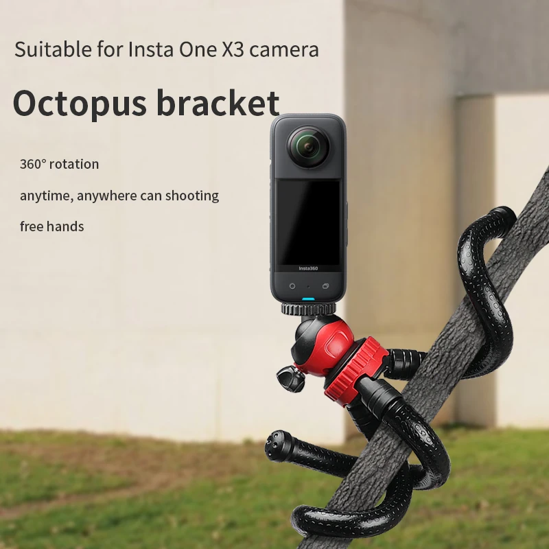 

octopus tripod for Insta360 X4 X3 / ONE X2 Accessories Flexible Tripod for Insta 360 ONE X 2