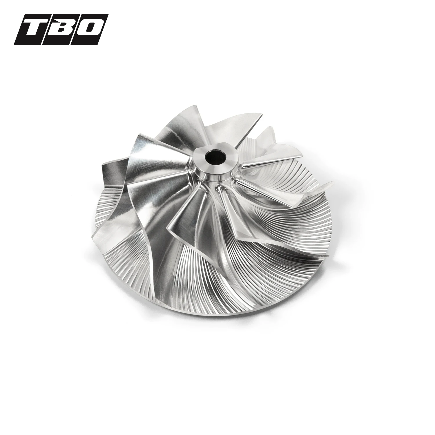 

K Series Turbo Billet Forged Compressor Wheel Billet 42x56mm 8+0 Forward Rotation 5-AXIS CNC Machine