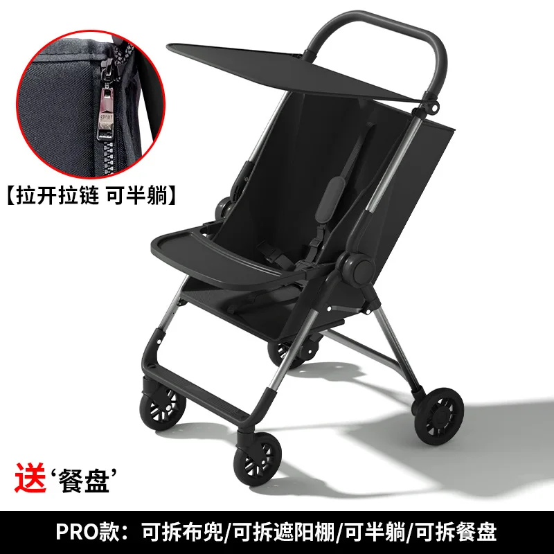 Pocket Foldable Stroller Lightweight Baby Stroller Walking Tool for Children Ultra Light Children's Travel Easy Baby Stroller