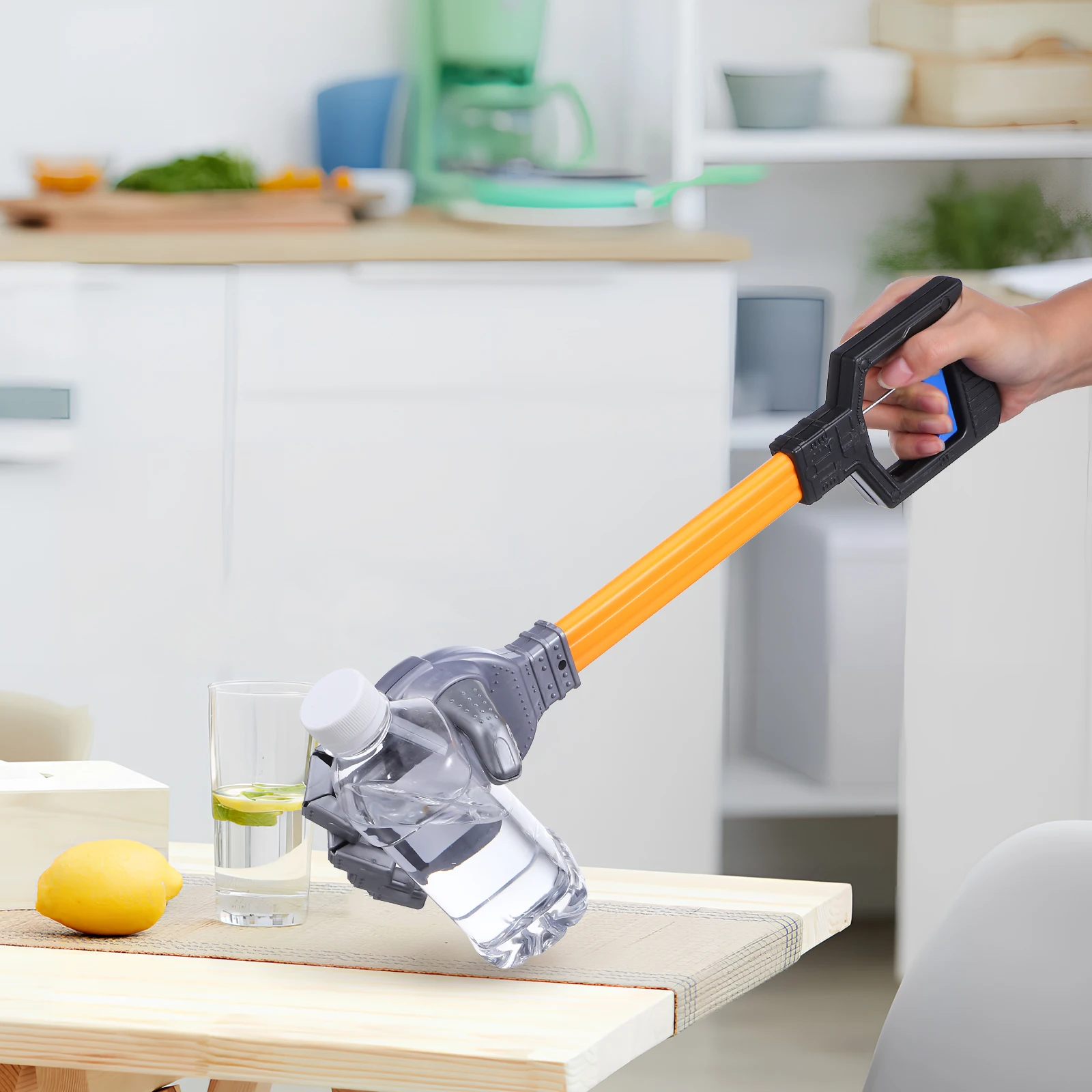 3 個のロボットハンドグラバーセット、早期学習とインタラクティブな手の協調のための堅牢なプラスチック製メカニカルアームグラバー