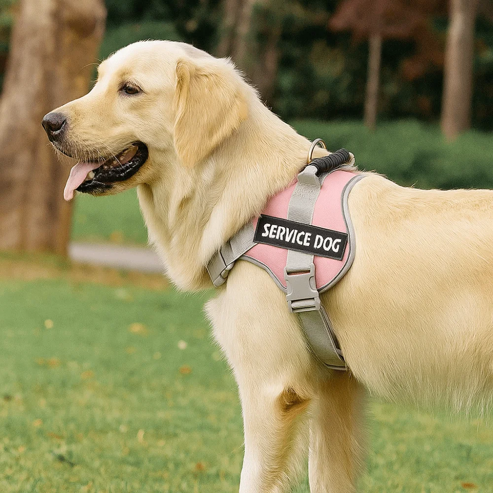 

Pet Vest Adjustable Dog Harness Reflective Leash Set Reflective Vest Harness No Pull Harness Dog Training