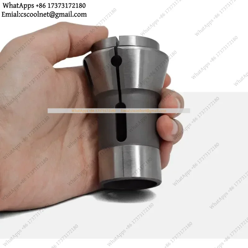 JS02 173E Forward Push Out Spring Collet Chuck DIN 6343 F48 B42 Dead Length Clamping Round Square Hex for CNC Lathe