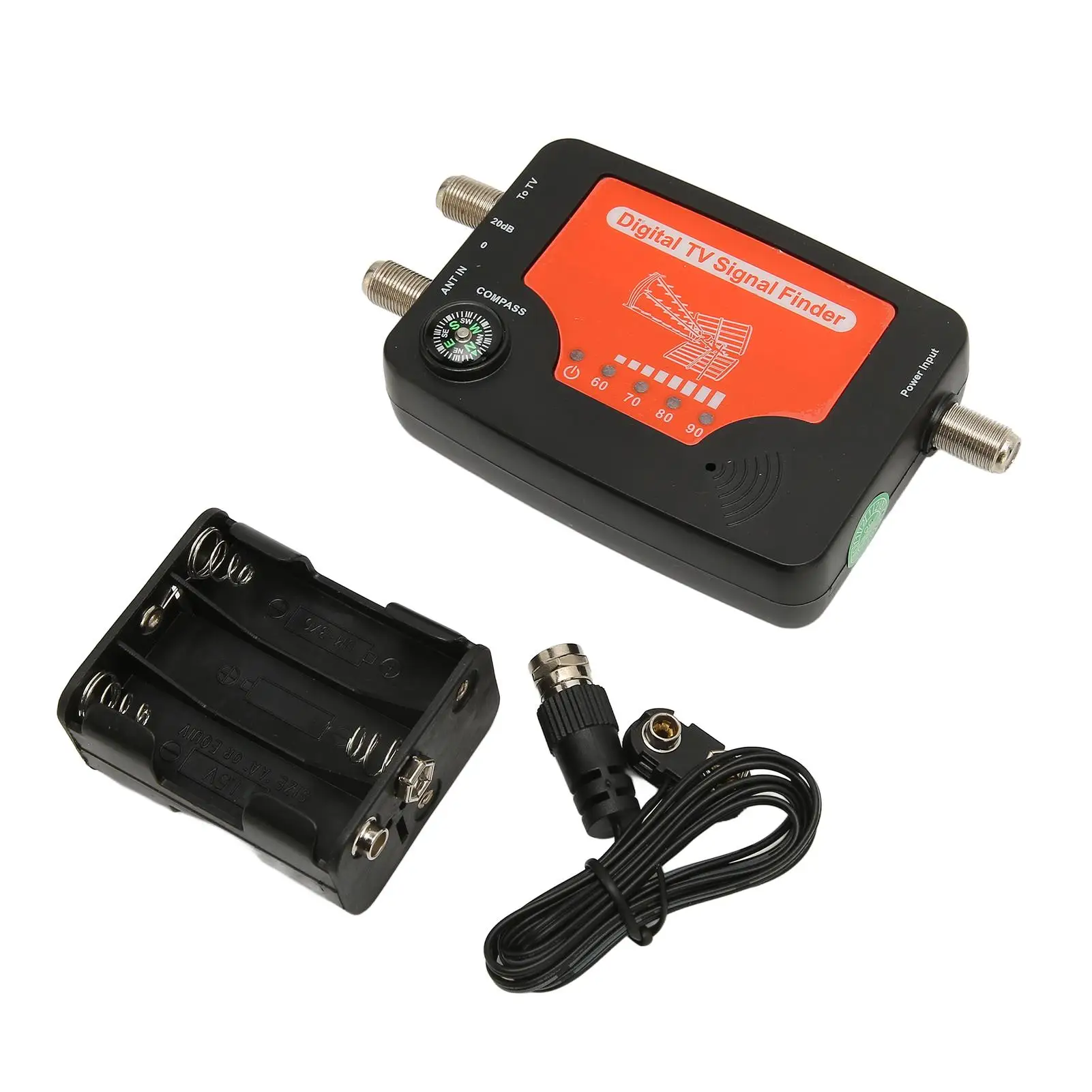 Digital for tv Satellite Finder with Compass - Satellite  Meter for Accurate Reception