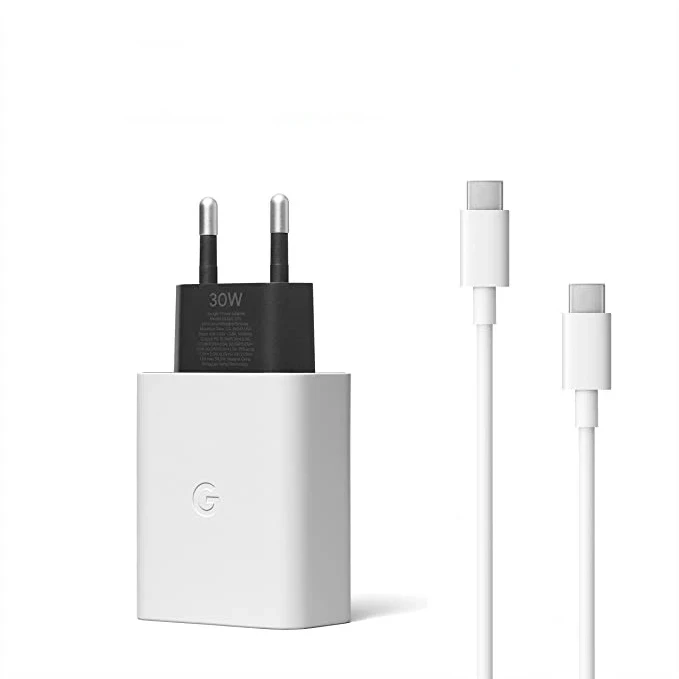 For Google Pixel 7 6 Pro 30W Charger UK/EU/US Travel Adapter Usb Type C Cable Plug Fast Charging  Google Pixel 5 Pro 6A 4A 3 XL