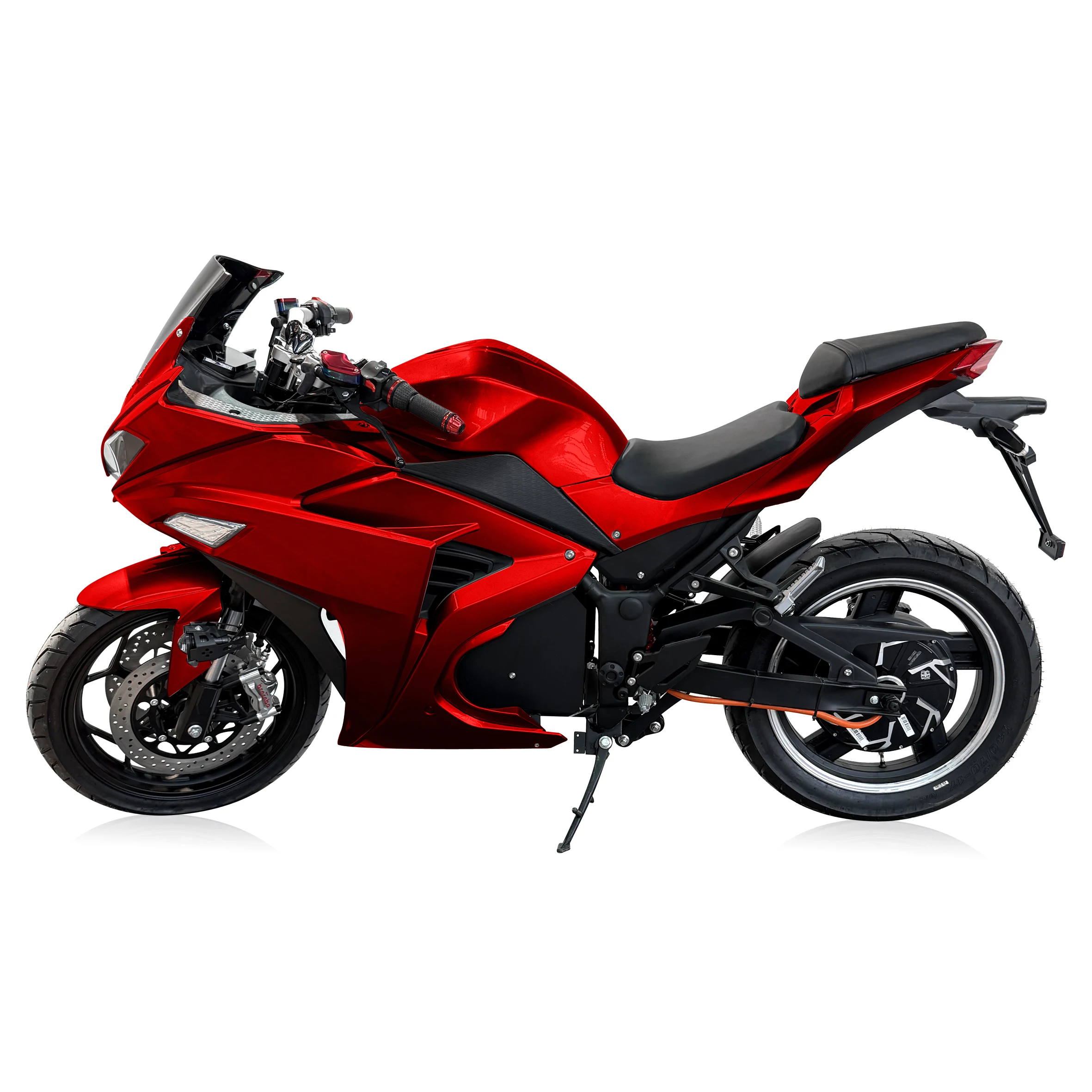 Intelligent Digital Application Sensor Technology High-Speed 3000W Power Electric Racing Motorcycle for Adults 72V Voltage