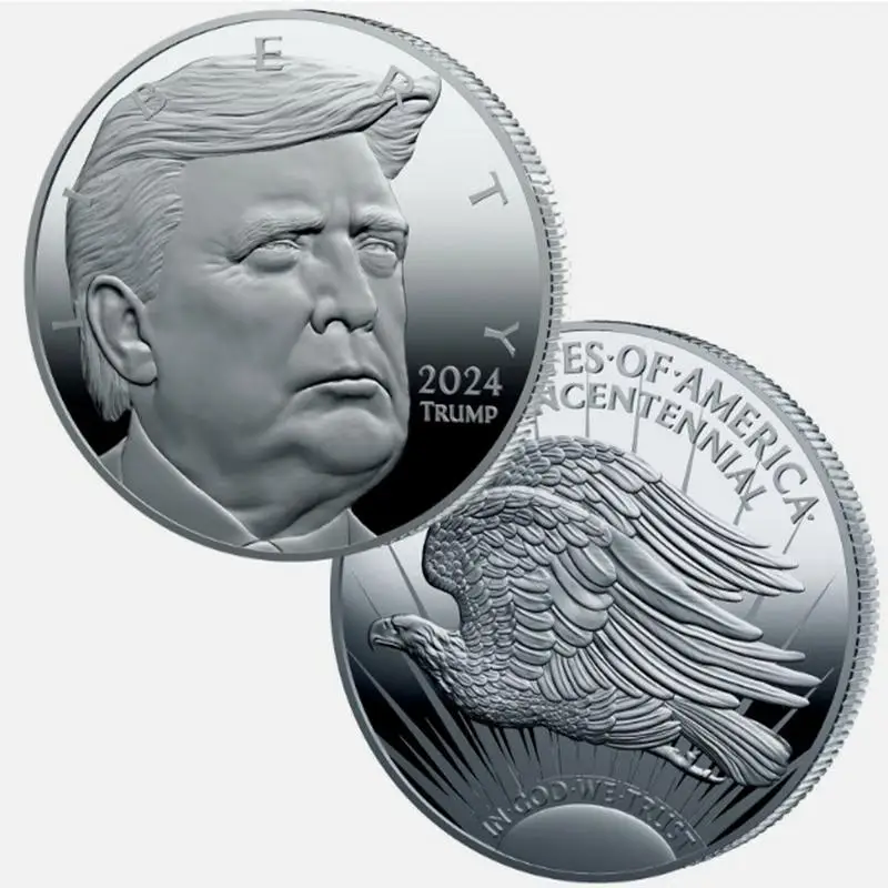 

President of America Donald Trumps 2024 Souvenir Coin Save America Again Trump Supporters Challenge Coin Gold Plated Coins gift