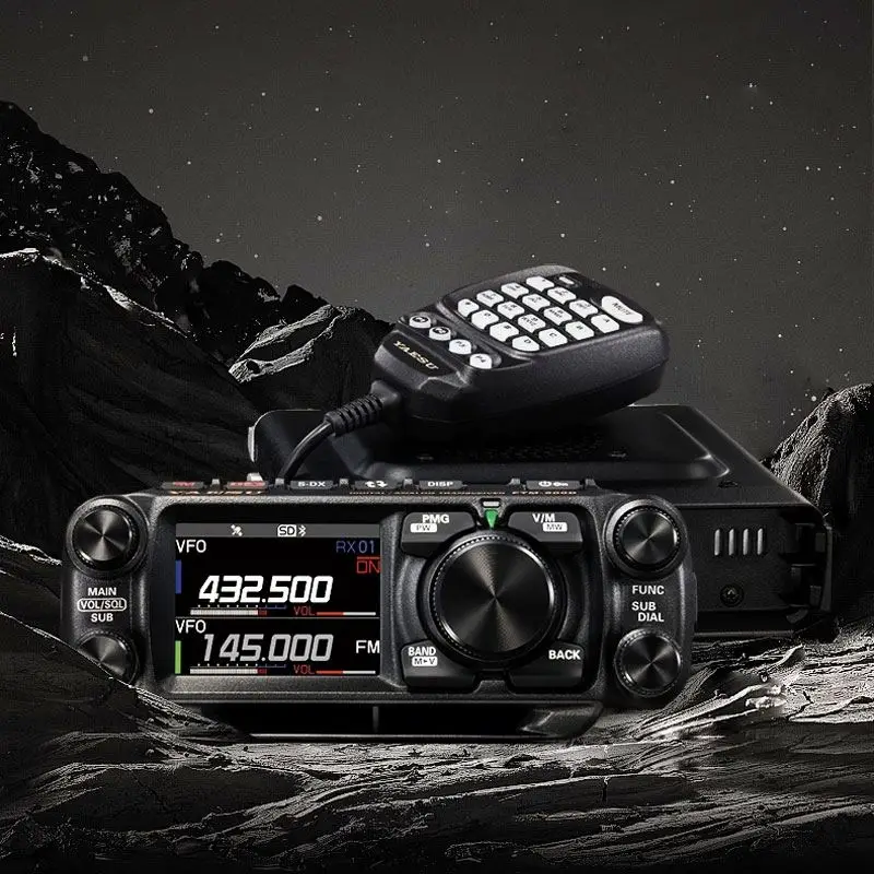 

YAESU FTM-500DR 50W C4FM/FM 14/430mhz Dual-band Digital Mobile Transceiver AESS Car Radio Walkie Talkie Long Range 50km