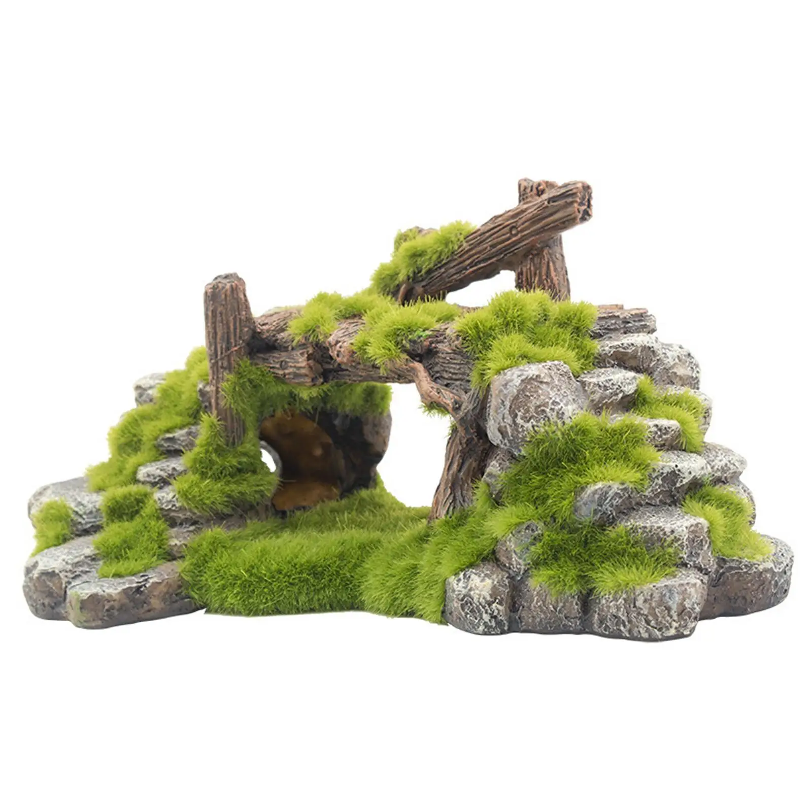 Aquarium Decoration Hiding Cave Crafts Landscaping Decoration Statue Pavilion