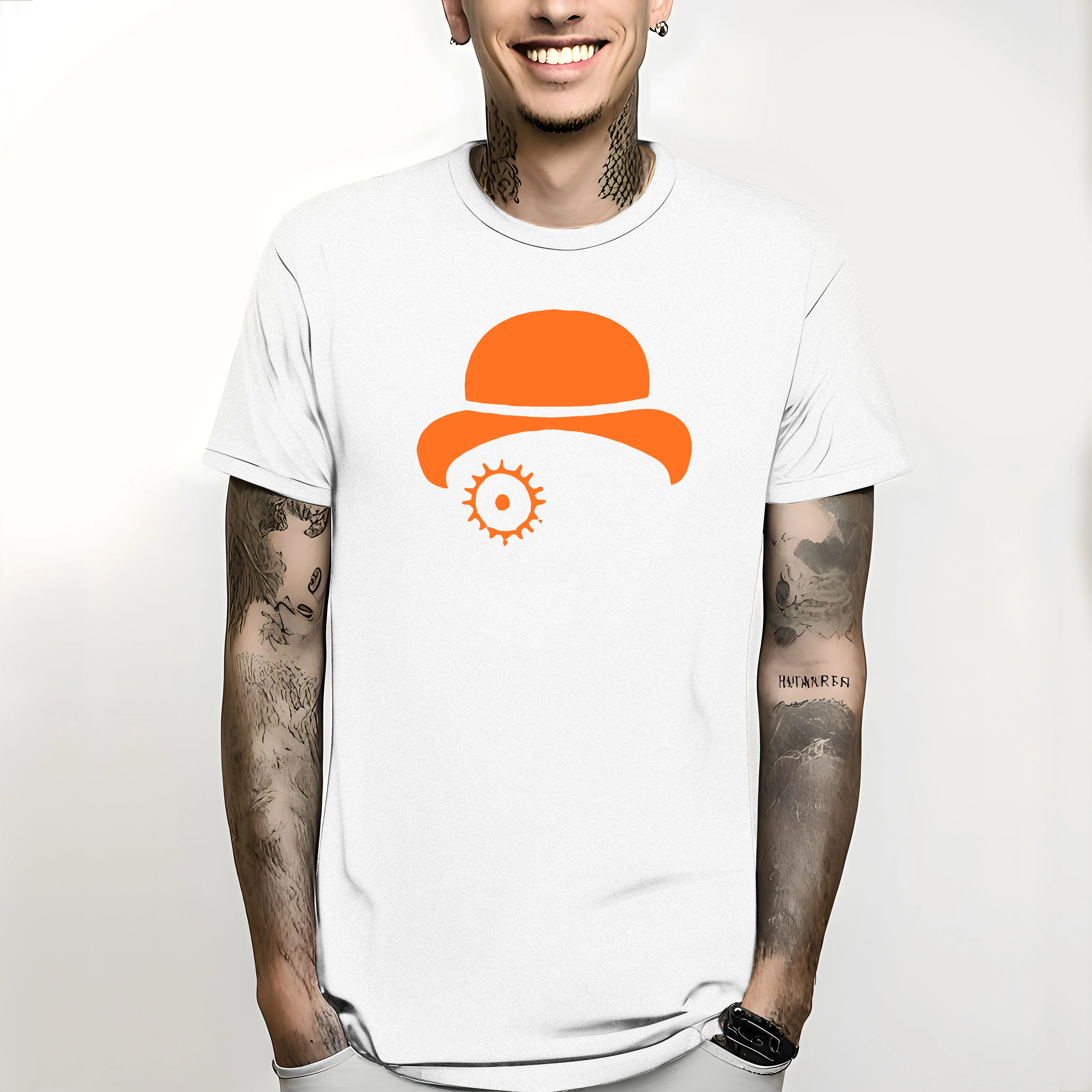 T-Shirt Summer men Mechanical orange film cotton t shirt Short Sleeve funny printed Mens 2024 Fashion Style anime clothes manga