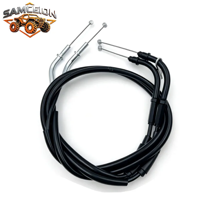 Motorcycle Throttle Cable Fuel Return Wire For KAWASAKI Z1000-ZR1000 2003-2009 Z750-ZR750L 2007-2010,ATV Quad Parts