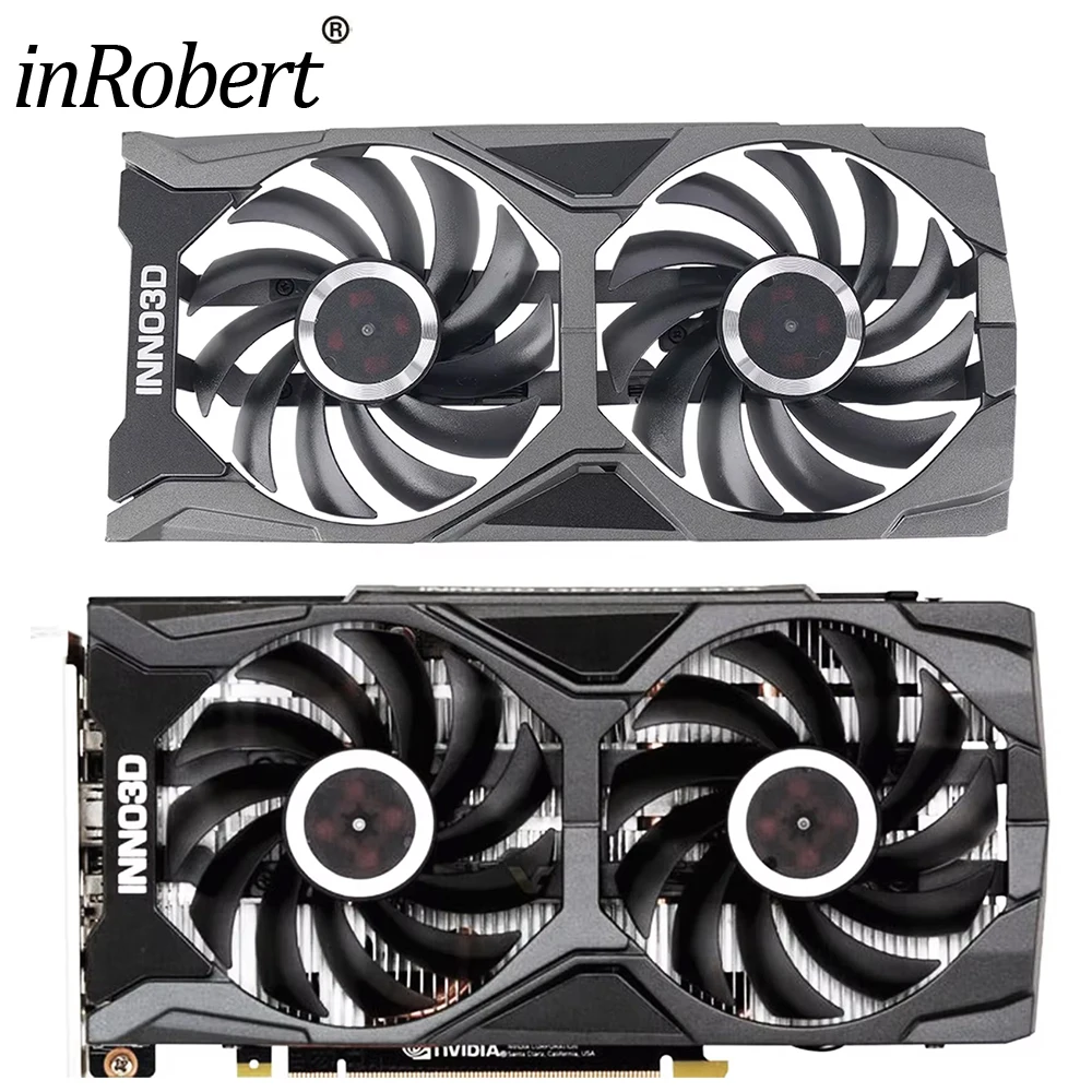 85MM CF-12915S Vidoe Card Fan For INNO3D GeForce GTX1660 RTX2060 SUPER Twin X2 OC Graphics Card Cooling Fan with case