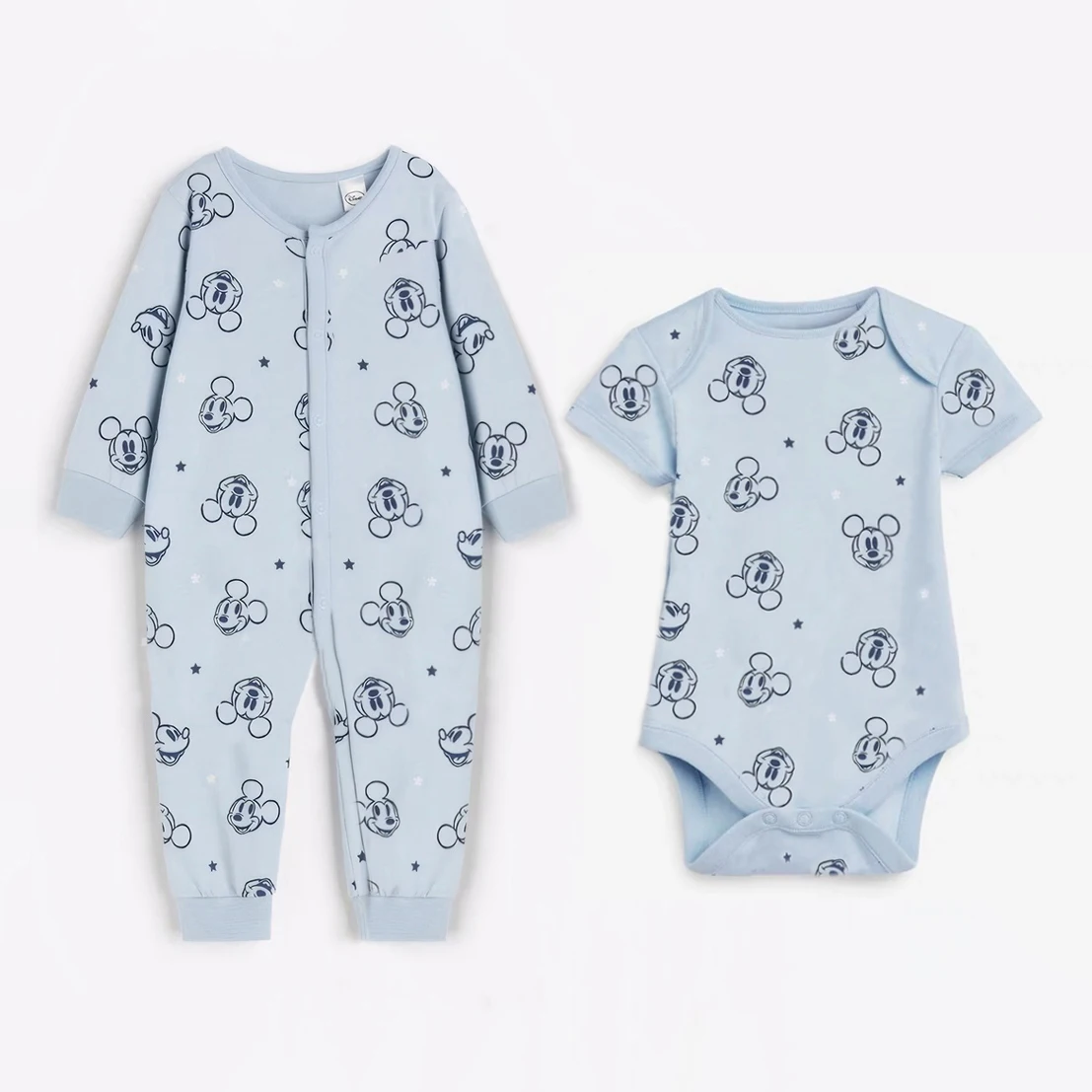 Mickey & Minnie Infant Baby Boy Girl Romper Newborn Playsuit Overalls Cotton Long Sleeve Baby Jumpsuit Baby Boy Girl Clothes