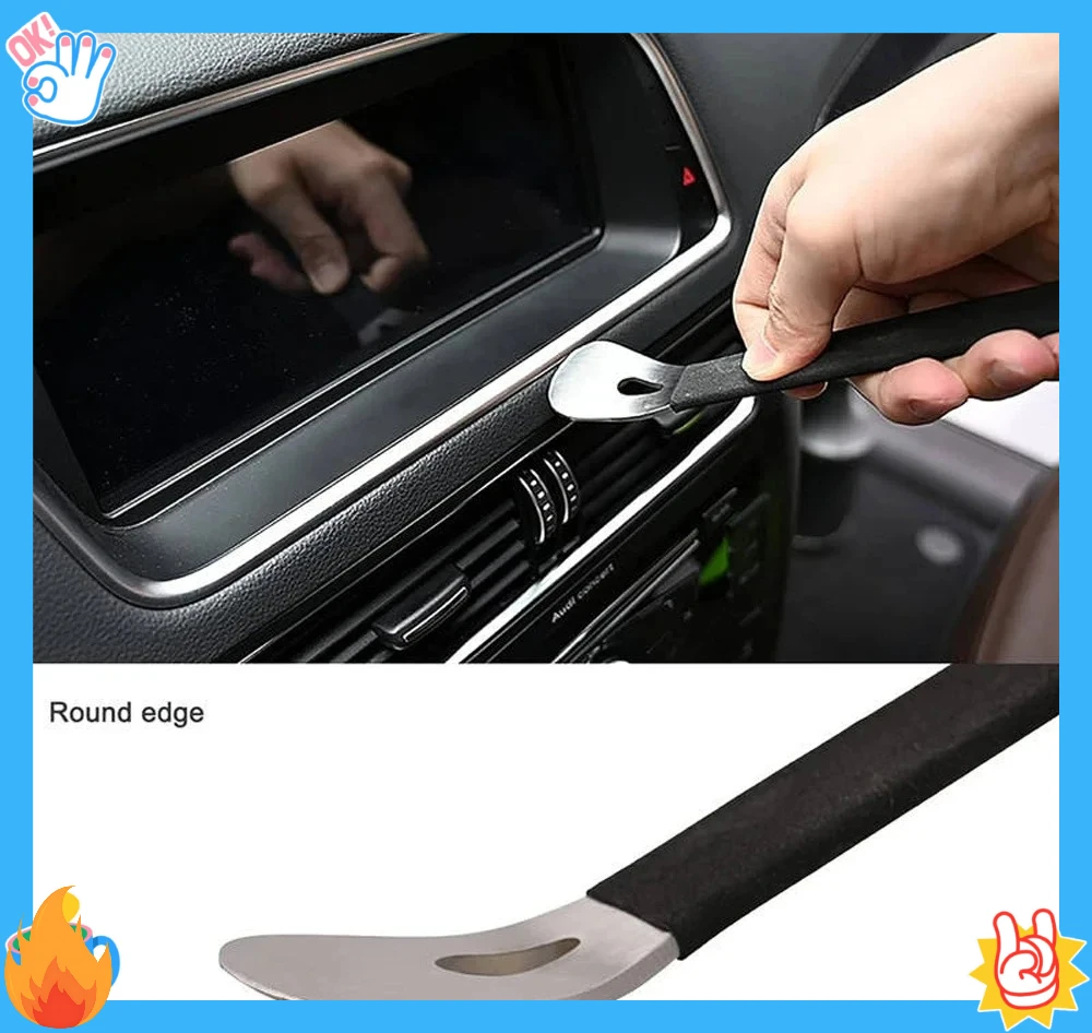 Profesjonalne narzędzia do naprawy samochodów, łom ze stali nierdzewnej do demontażu paneli drzwiowych, montażu systemów audio i nawigacji, narzędzia dekoracyjne.