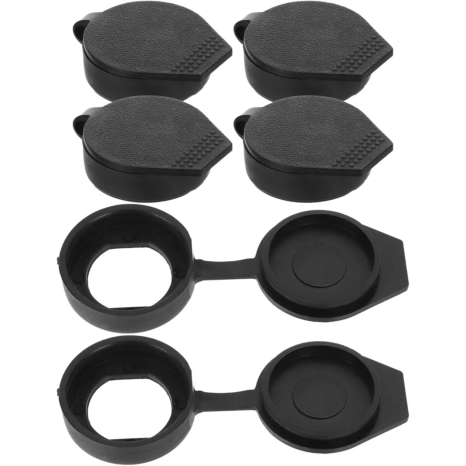 

6 Pcs Switch Waterproof Cover Clear Protection Caps Boxes Door Lock Dust Scooter Charging Port Fingerprint Plug