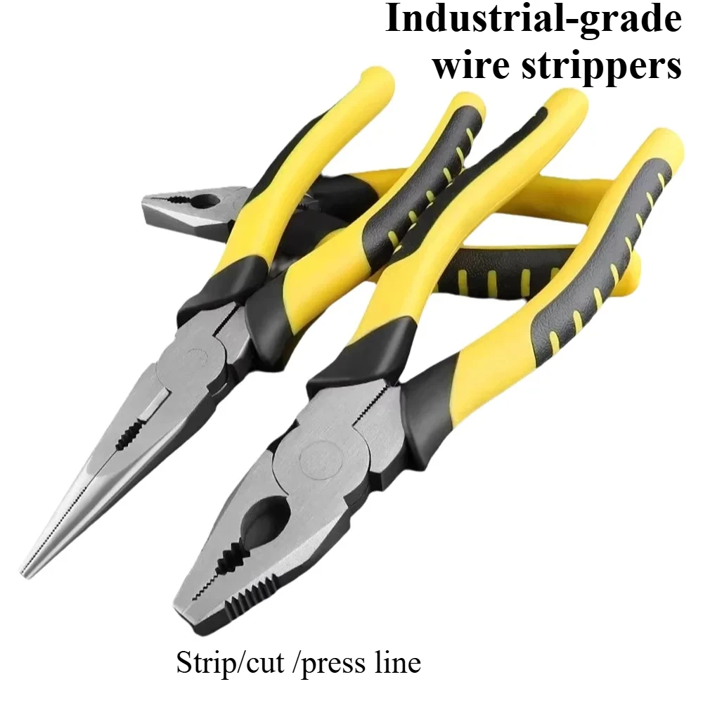 

Wire pliers Needle pliers Water mouth pliers Vise Multi-functional universal electrical industrial-grade tool