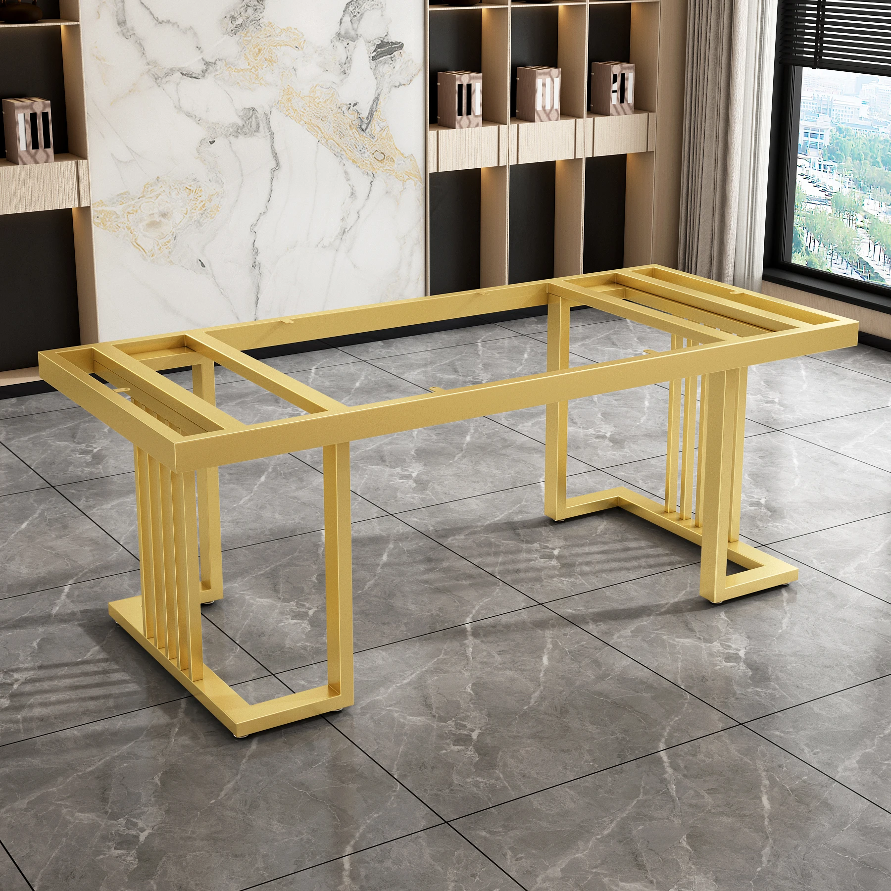 Spot tea table legs bracket rock slab tea table feet desk rack desk dining base wrought iron feet custom