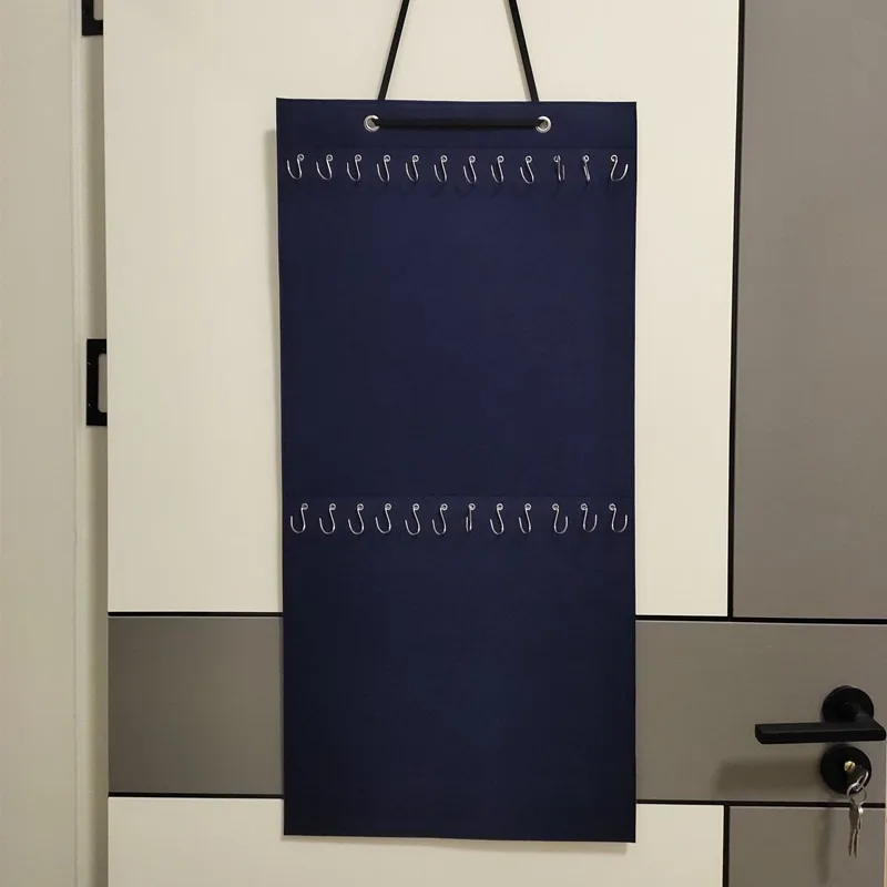1 Buah Papan Display Organizer Perhiasan Felt Terpasang Di Dinding-Penyimpanan untuk Tas Penyimpanan Tas Gantung Kacamata Hitam Anting Kalung