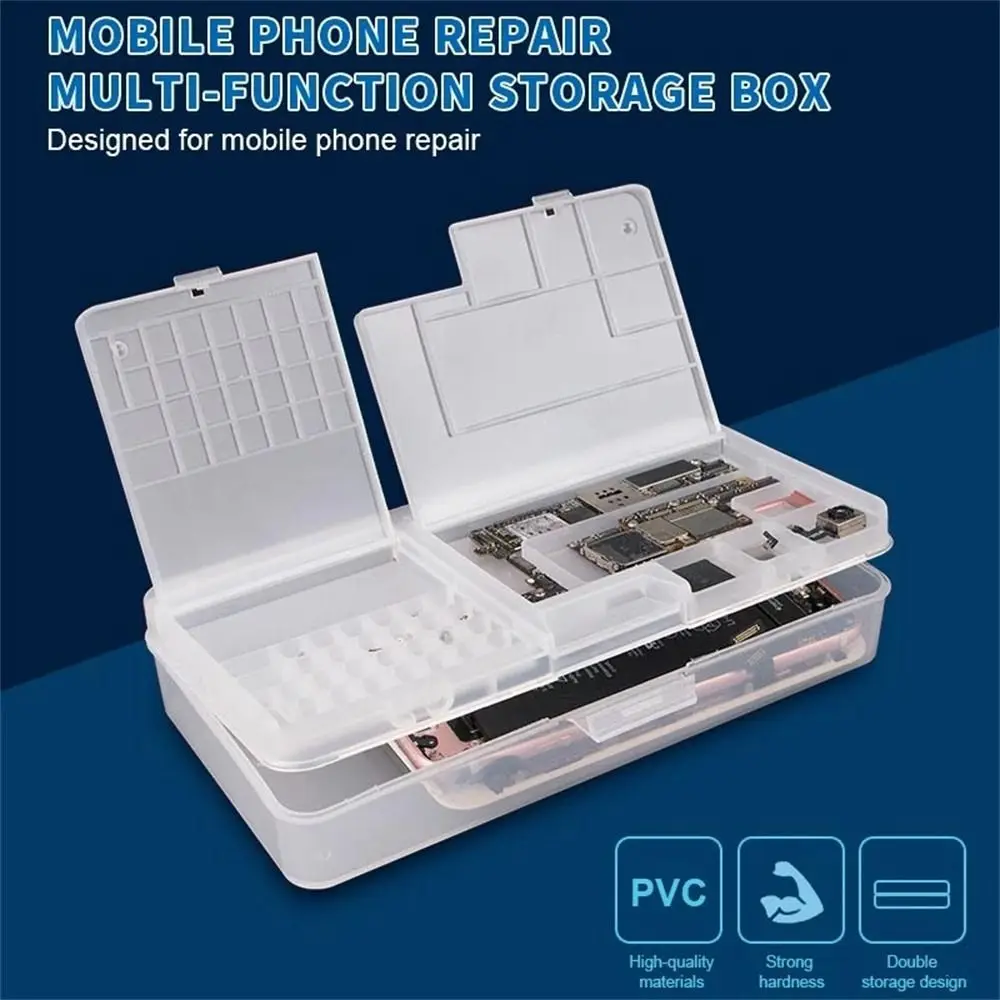 Case For IC Parts Smartphone Opening Tools Holder Opening Tools Collector Phone Repair Storage Box Motherboard Storage Box