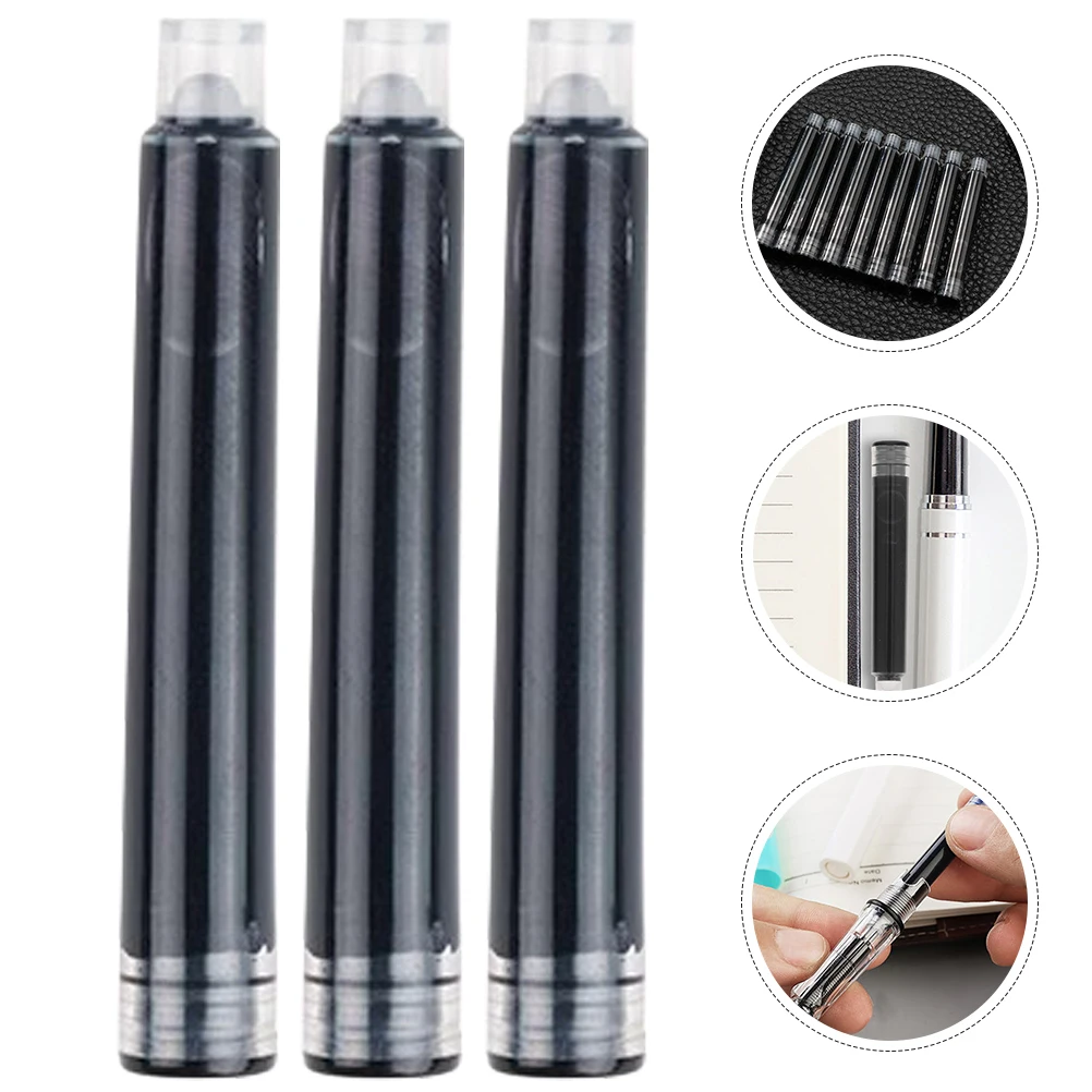 

Universal Ink Cartridges Smooth Writing Fountain Pen Refills Portable Convenient for School Office Use Multi-Use
