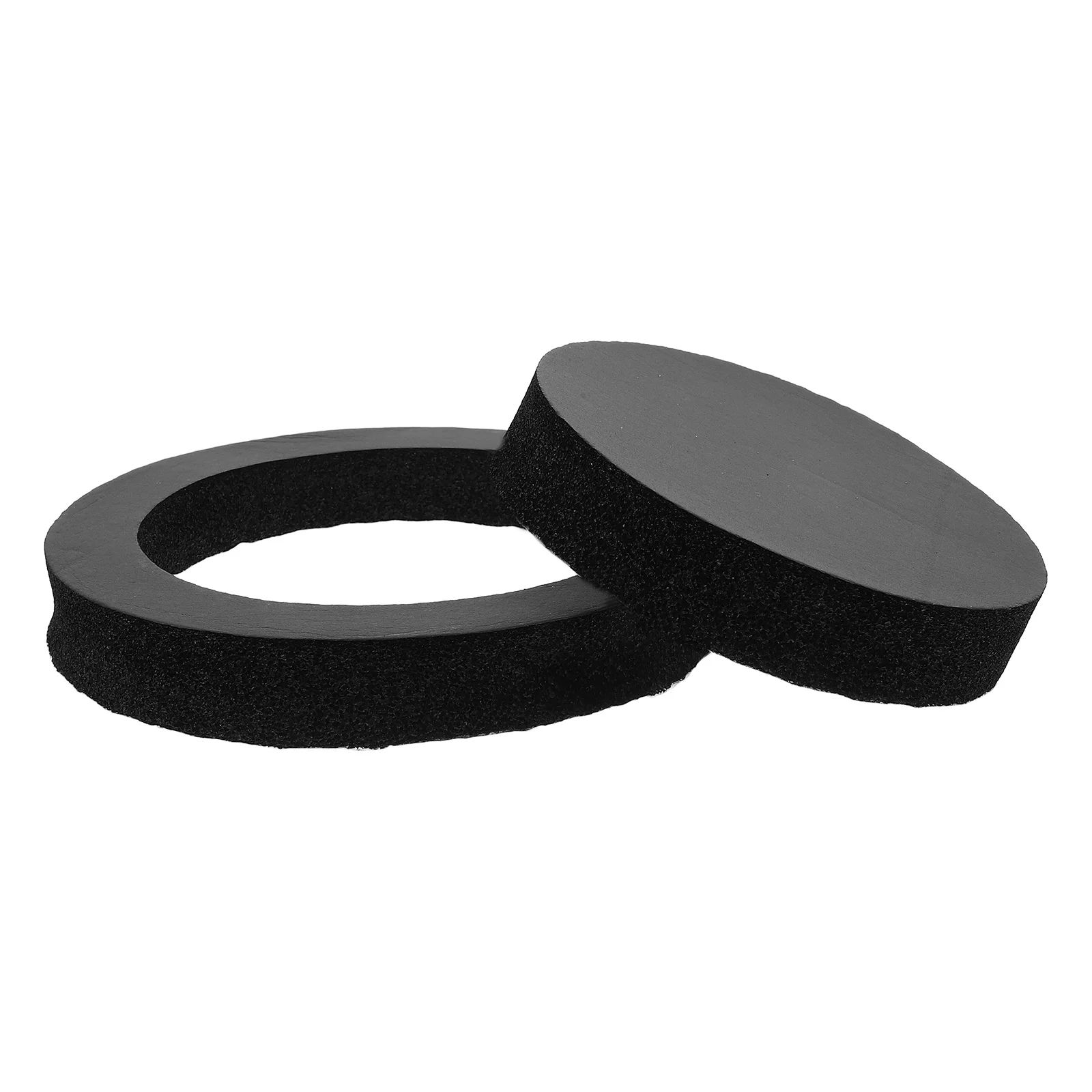 

2 set Car Speaker Spacer Rings 2 Set Soundproof Speaker Pads For Cars Boats Trucks Auto Vehicle Audio Sponge Adapter Accessory
