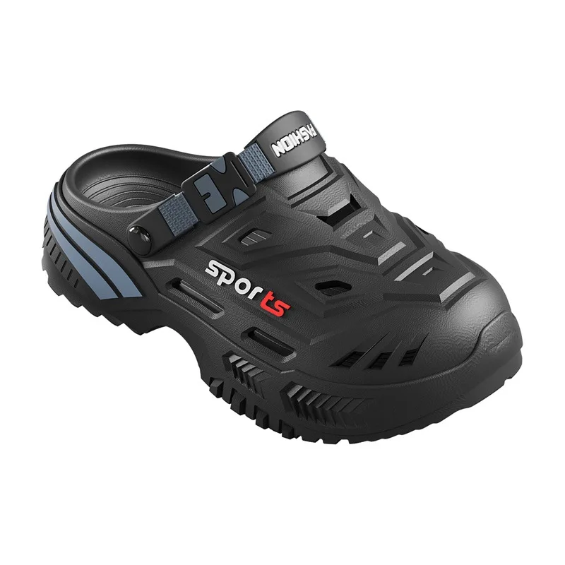 YUYIN Novas Sandálias da Moda Masculinas de EVA Casuais Confortáveis com Furos, Sapatos de Jardim, Sandálias de Praia Masculinas para Exterior, Chinel