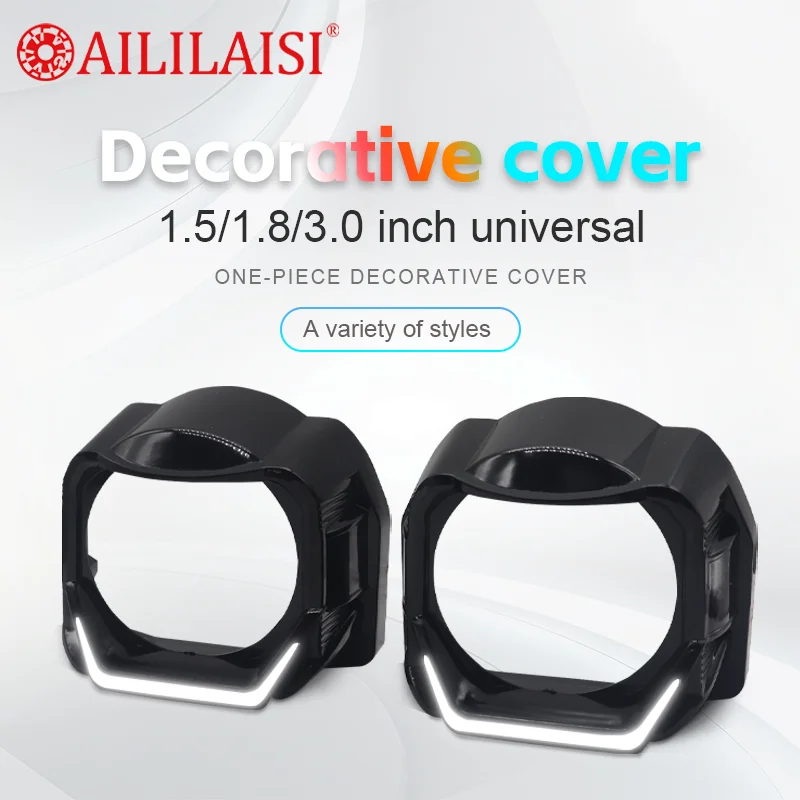 Universal 3.0 Inch LED Daytime Shade Retrofitted Decorative Headlamp for ALL Cars Motorcycle Headlamp Decorative Cover Improved
