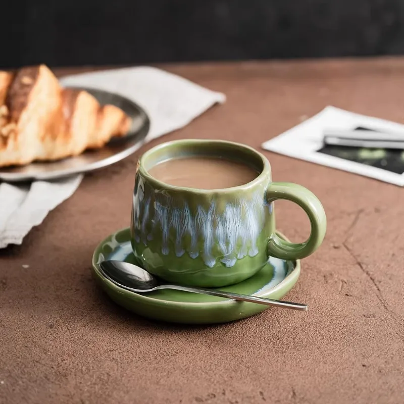 

Глазурованная керамическая кружка - подходит для офиса или дома, большая вместимость, толстостенная керамическая чашка для воды, пива, кофе