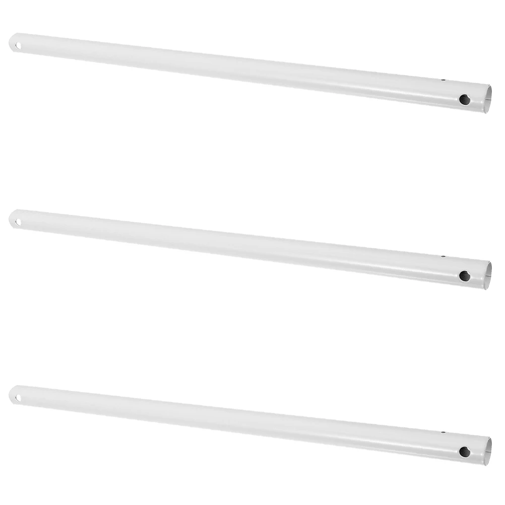 

3pcs Ceiling Fan Extension Rod Downrod Accessories Fans Parts Couplers Long Thickened Dual Hole Universal Compatibility Easy