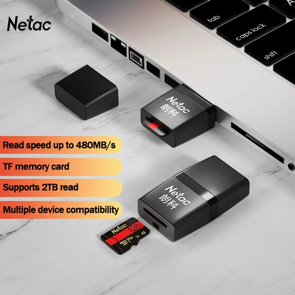 Netac USB 2.0 Mini Card Reader TF Card Dedicated For High Speed Is Suitable For Tachograph Computer Monitoring Memory Card WK11