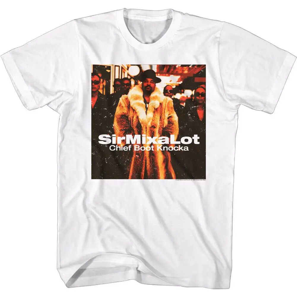 Sir Mix A Lot Chief Boot Knocka Album Cover Men's T Shirt Rap Music Band Merch