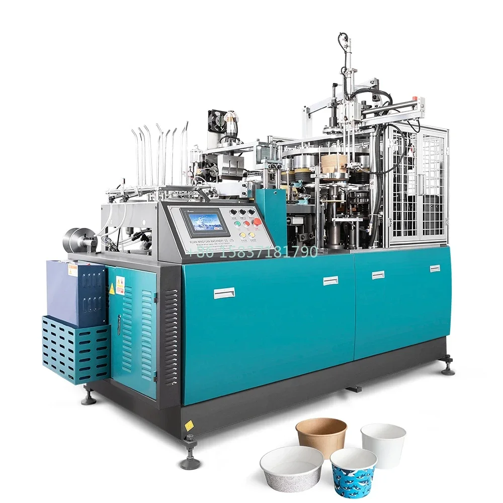 Low Cost Paper Cup Machine MY-W35 Medium Speed Portable Paper Bowl Making Machine Eco Friendly Paper Cup Production Line for US