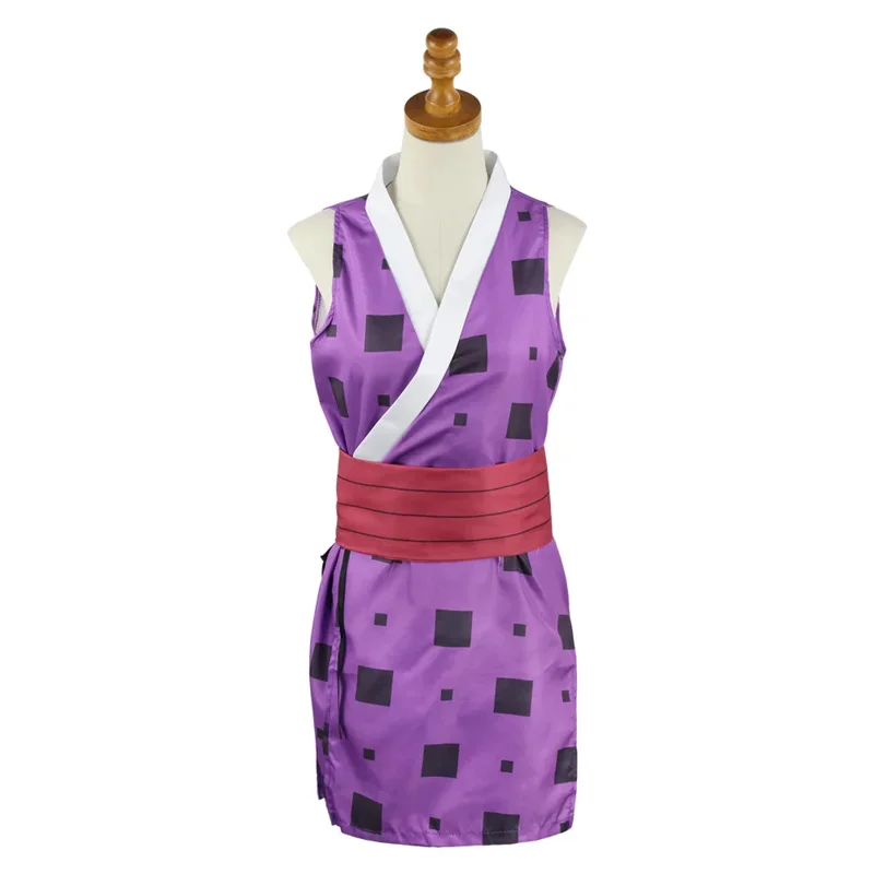 أزياء أنيمي هيناتسورو ماكيو سوما التأثيرية Uzui Tengen زوجات كيمونو زي مثير فستان منطقة الترفيه قوس