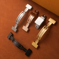 Watch buckle Double Click spring Deployant Clasp 16mm 18mm Fast Release Luxury Stainless Steel 316L watch strap folding Buckle