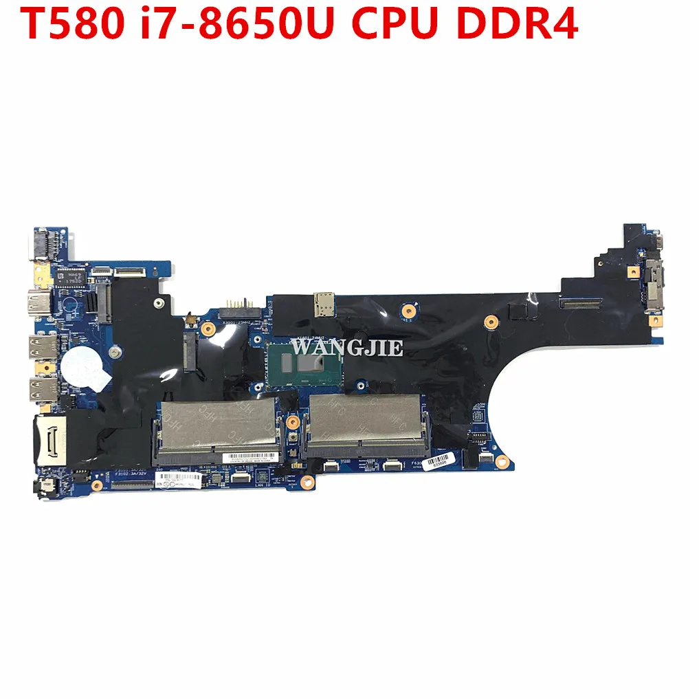 

For Lenovo ThinkPad T580 Laptop Motherboard SR3L8 i7-8650U CPU 01YR258 17812-1 448.0CW07.0011 DDR4