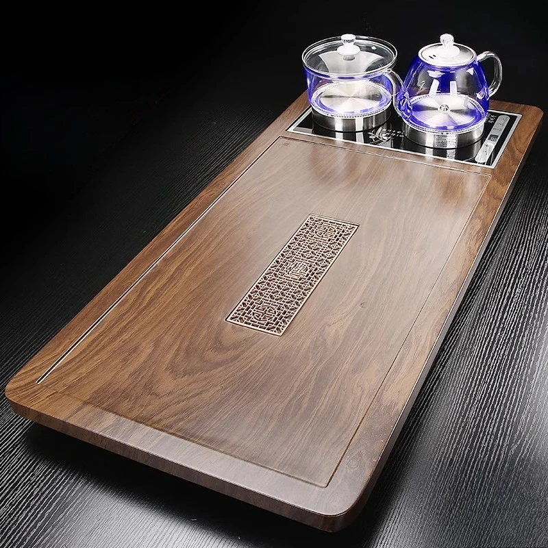 

Serving Wood Plates For Food Tea Tray Plate Rectangle Valet Hospitality Tea Tray Desk Magnetic Bandeja Madera Home Products