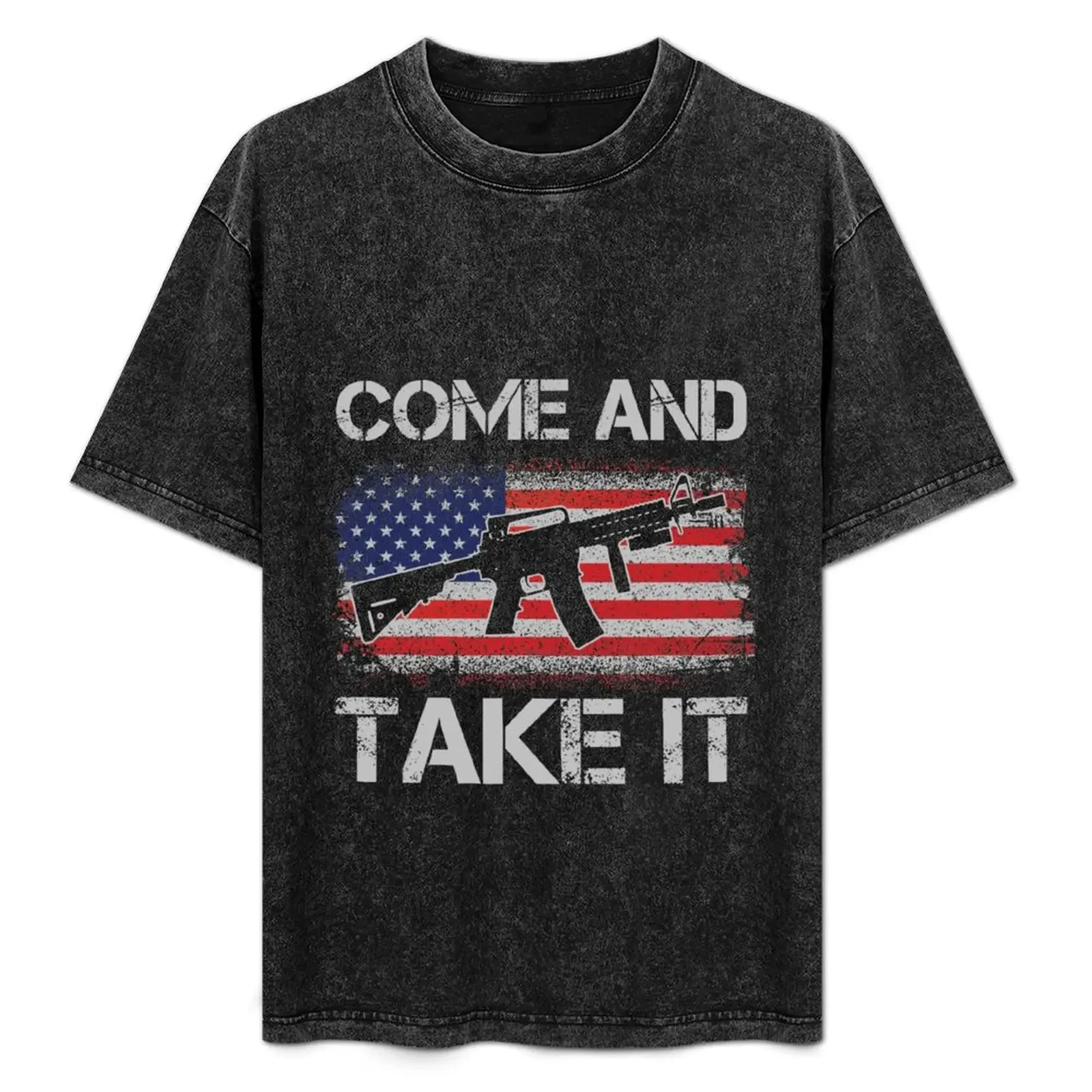 

Come And Take It Ar-15 American Flag Shirt T-Shirt t shirts for man cotton funny t shirts dark humor T-Shirt