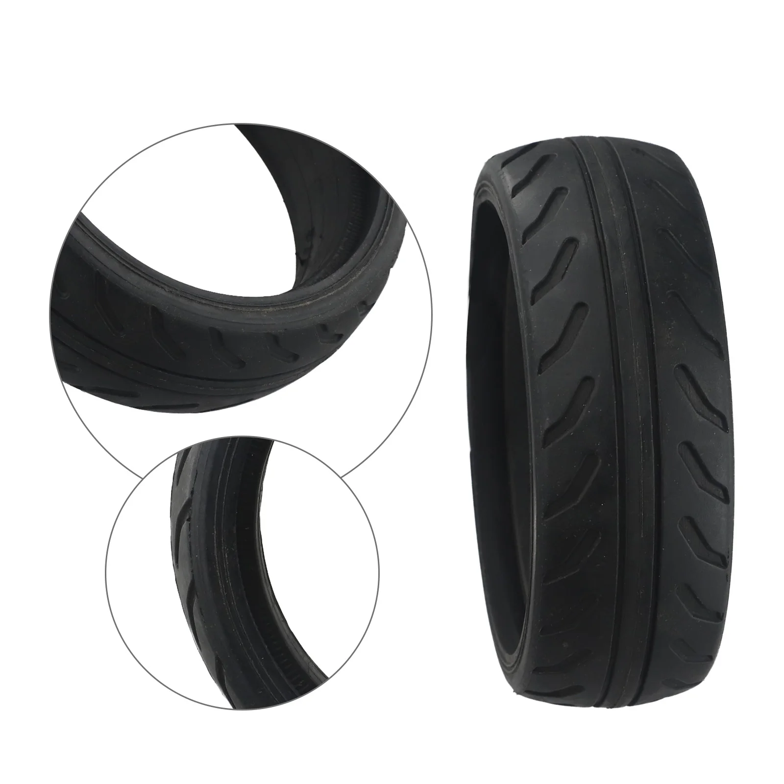 5 Inch 5x1.6 Solid Wheel 5.5x2 Solid Full Wheel For Electric Scooter 5x2 Wearproof  Wear Resistant Tubeless Tyre For E-Scooter