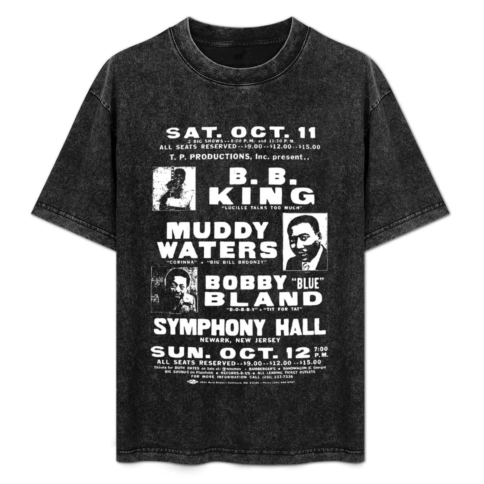 

Blues Music poster T-Shirt Fashion Letter Print T-Shirt
