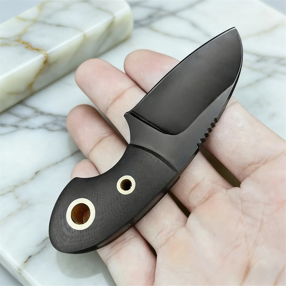 faca-de-sobrevivencia-mini-para-atividades-ao-ar-livre-aco-8cr13mov-cabo-g10-faca-multiuso-edc-para-caminhadas-camping-e-pesca-com-estojo