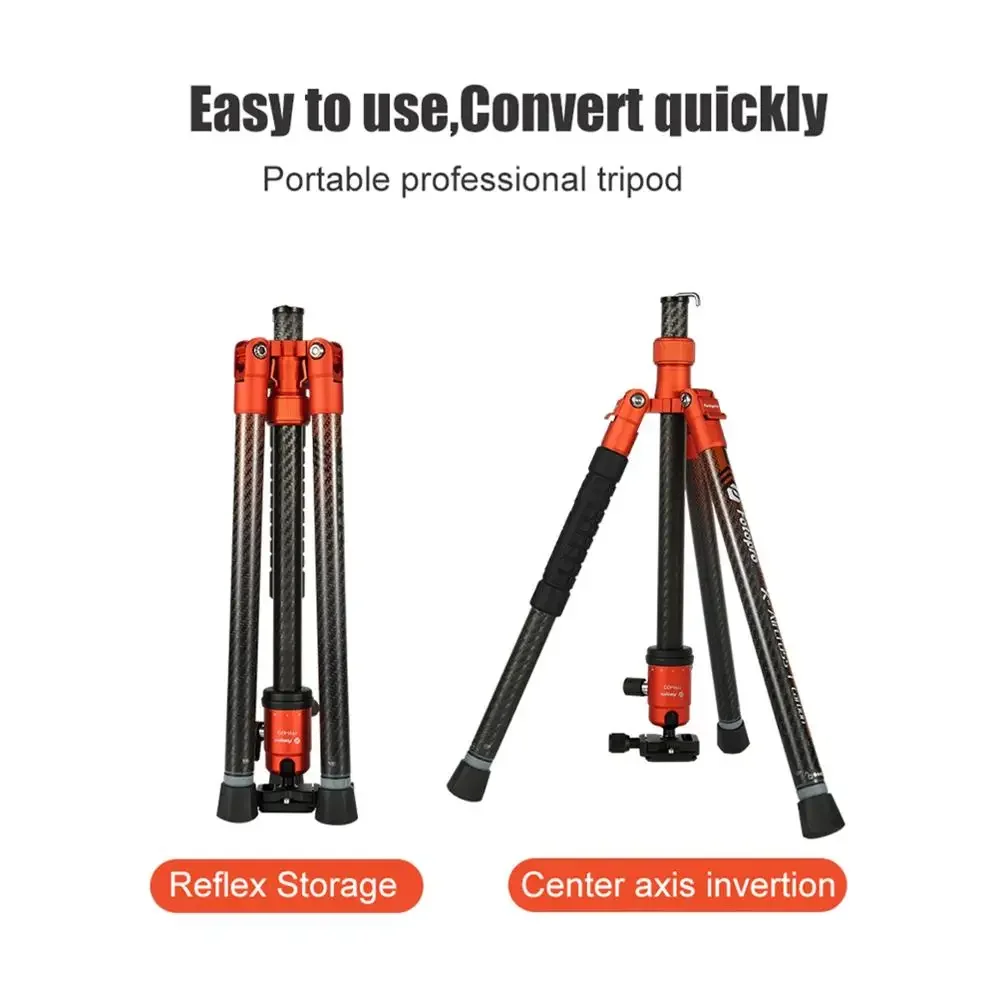 2025 Aircross 1 Carbon Fiber Monopod Tripod 8kg Payload Adjustable Tripod Stand Holder Ball Head Tripod for Camara DSLR